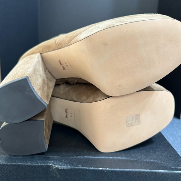 Coach Women’s Iona Suede Block Heel Booties - Picture 14 of 16